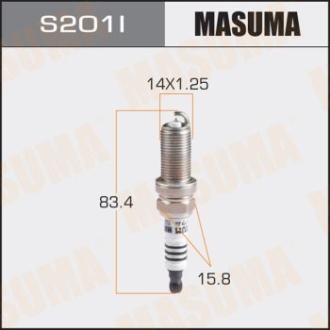 Свічка запалювання іридієва MASUMA S201I