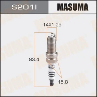 Свічка запалювання іридієва Masuma MASUMA S201I