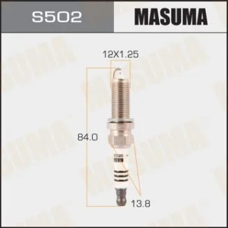 Свеча зажигания IRIDIUM+PLATINUM (SC20HR11) (ILKAR7B11) MASUMA S502IP
