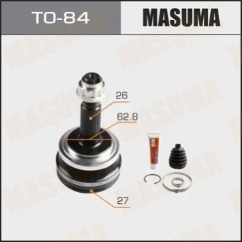 ШРУС зовнішній Toyota RAV 4 (05-12) (нар:26/вн:27) Masuma MASUMA TO84 (фото 1)