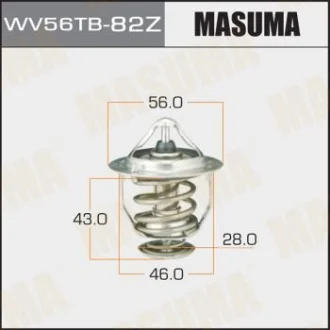 Термостат Lexus/Toyota 1.4, 1.6, 1.8, 2.4 (-09) 3.5 (-17) Masuma MASUMA WV56TB82Z