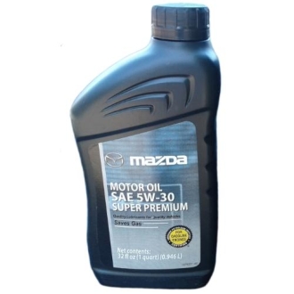 Масло моторное Super Premium 5W-30 (0,95 л) MAZDA 0000775w30qt