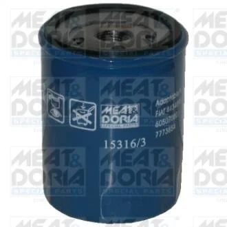 MEATDORIA FIAT Фильтр масляный Seat Ibiza Malaga 1,7D Alfa Romeo Lancia MEAT&DORIA 15316/3