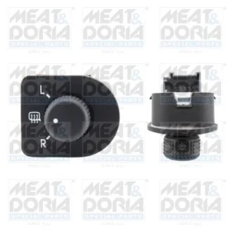 MEATDORIA VW Кнопка регулювання положення зовнішнього дзеркала BORA I (1J2) 1.6 00-05 MEAT&DORIA 206028