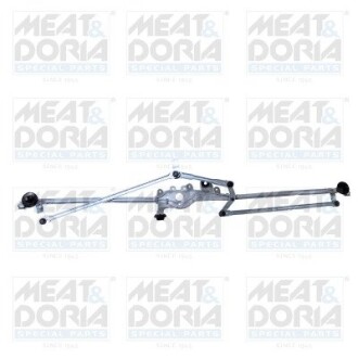 Механізм склоочисника в зборі MEAT&DORIA 227036