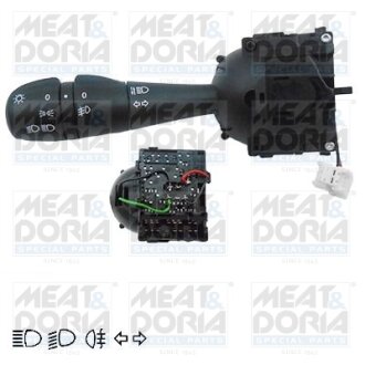 MEATDORIA RENAULT перемикач світла на рул.колонці Dokker,Duster,Logan II,Sandero OO,Captur,Clio IV,Trafic III MEAT&DORIA 23536