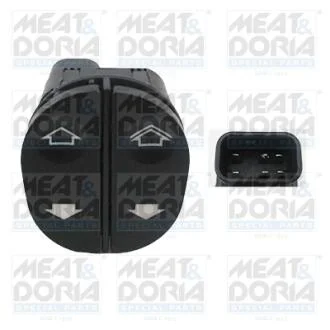 Кнопка склопідіймача Ford Transit Connect 02-13 MEAT&DORIA 26044
