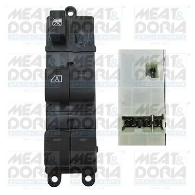 Кнопка стеклоподъемника (R) Nissan Qashqai 07-13 MEAT&DORIA 26205 (фото 1)