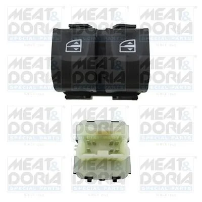 Кнопка стеклоподъемника Renault Dokker/Captur/Clio IV/Zoe 12- MEAT&DORIA 26390 (фото 1)