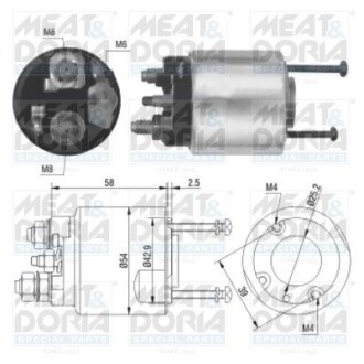 Соленоїд стартера MEAT&DORIA 46016