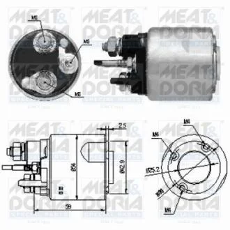 Соленоид стартера MEAT&DORIA 46159