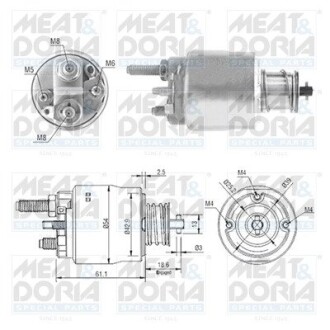 Соленоїд стартера MEAT&DORIA 46223