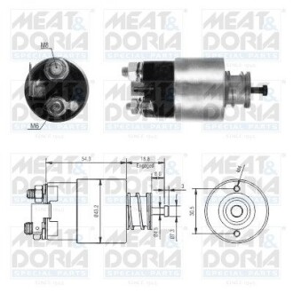 Соленоид стартера MEAT&DORIA 46317