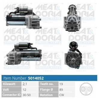 MEATDORIA FORD стартер Mondeo,Transit 00- MEAT&DORIA 5014052