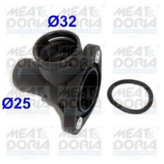 MEATDORIA VW Фланець охолоджувальної рідини AUDI A4,PASSAT 1.9D MEAT&DORIA 93179