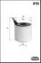 Фільтр повітря (аналогWA9511/LX1651) MECAFILTER EL9136 (фото 2)