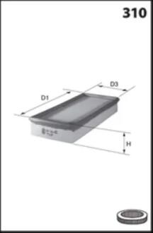 Фільтр повітря MECAFILTER ELP9720