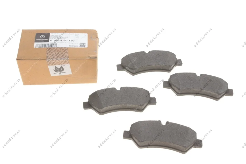 Колодки тормозные (задние) MB Sprinter (W906) 06-VW Crafter 30-35 06- MERCEDES-BENZ 9064200100 (фото 1)