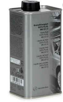 Жидкость тормозная 1л. DOT-4 MERCEDES-BENZ A000989560511