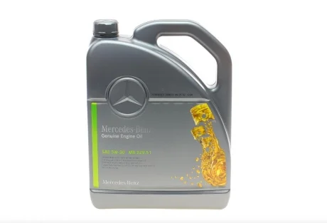 Масло моторное MB 229.51 5W-30, 5л. MERCEDES-BENZ A000989690613ABDE