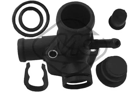 Фланець системи охолодження VW Golf/Passat/Sharan AUDI 80/A6/A4 1.9TDI 91-10 (трійник) Metalcaucho 03542