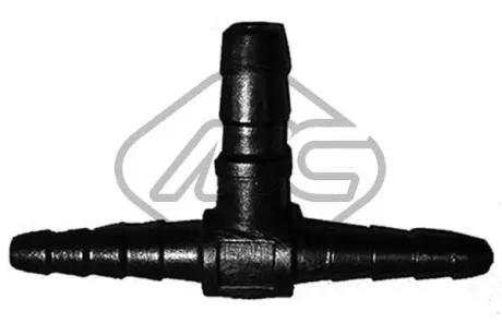 Универсальный соединитель шлангов 4mmx4mmx5mm (Т-образный).) Metalcaucho 30662