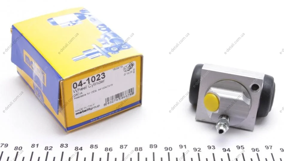 Цилиндр тормозной (задний) Renault Duster 12-/Dacia Duster 10-18 (L) Metelli 04-1023 (фото 1)