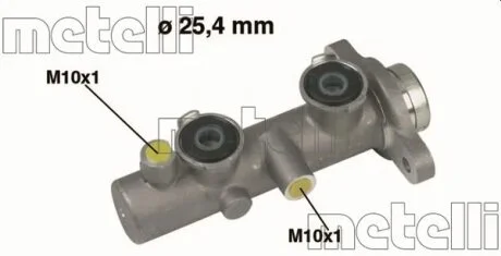 Циліндр гальмівний головний Metelli 05-0249