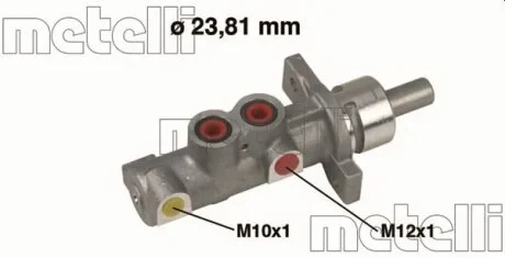 Циліндр гальмівний головний Metelli 05-0409
