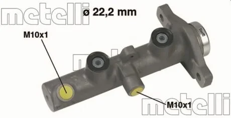 Циліндр гальмівний головний Metelli 05-0430