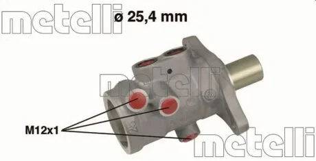 Циліндр гальмівний головний Metelli 05-0555