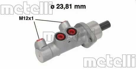 Циліндр гальмівний головний Metelli 05-0587