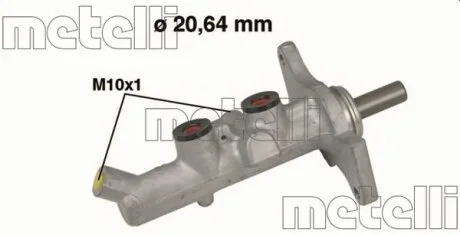 Циліндр гальмівний головний Metelli 05-0592