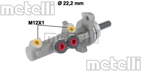 Циліндр гідравлічний гальмівний Metelli 05-0833