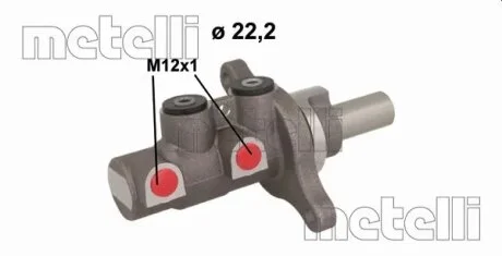 Циліндр гальмівний головний Metelli 05-1150