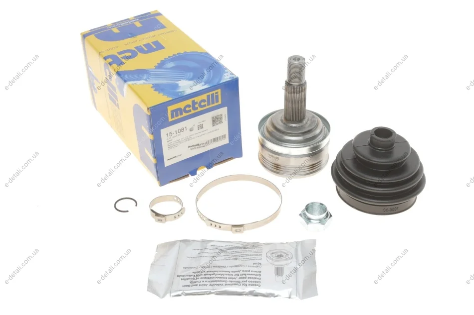 Шрус (наружный) Lada 2108-2115 86-13 (22z/22z/50mm/81mm/50mm) Metelli 15-1081 (фото 1)