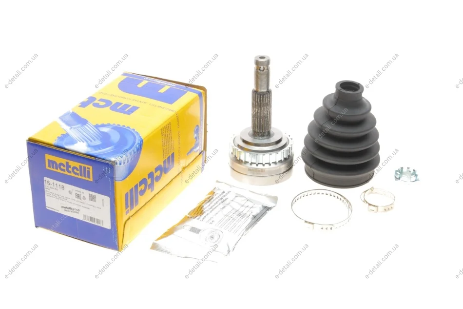 ШРКШ (зовнішній) Opel Astra F 91-05/Corsa 93-00/Vectra A/B 88-03 (22z/22z/52mm/81mm/58.5mm) (+ABS29z) Metelli 15-1118 (фото 1)