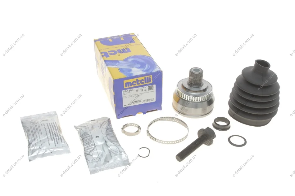 Шрус (наружный) Ford Galaxy 95-06/Seat Alhambra/VW Sharan 95-10 (38z/27z/60mm/93.3mm/34mm) (+ABS48z) Metelli 15-1389 (фото 1)