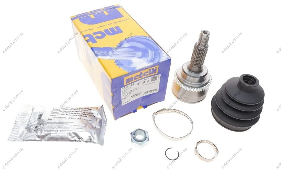 Шрус (наружный) Opel Agila 1.0/1.2 16V /Suzuki Wagon R+ 1.3 4WD 00- (23z/20z/49mm/72.3mm) (+ABS 43) Metelli 15-1394 (фото 1)