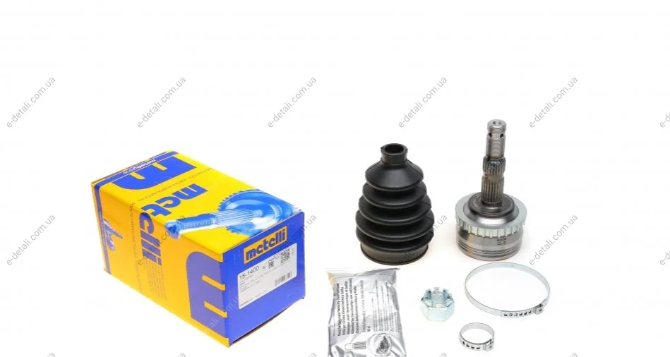 ШРКШ (зовнішній) Opel Corsa B 96-00/Corsa C 00-09 (22z/28z/52mm/75.6mm/58mm) (+ABS29z) Metelli 15-1400 (фото 1)
