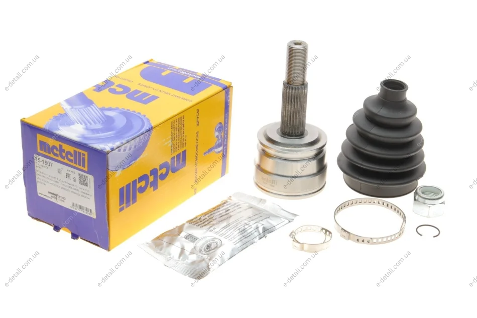 Шрус (наружный) Mitsubishi Colt VI/Smart Forfour 1.1-1.5 04-12 (25z/21z/53.4mm/75mm) Metelli 15-1507 (фото 1)