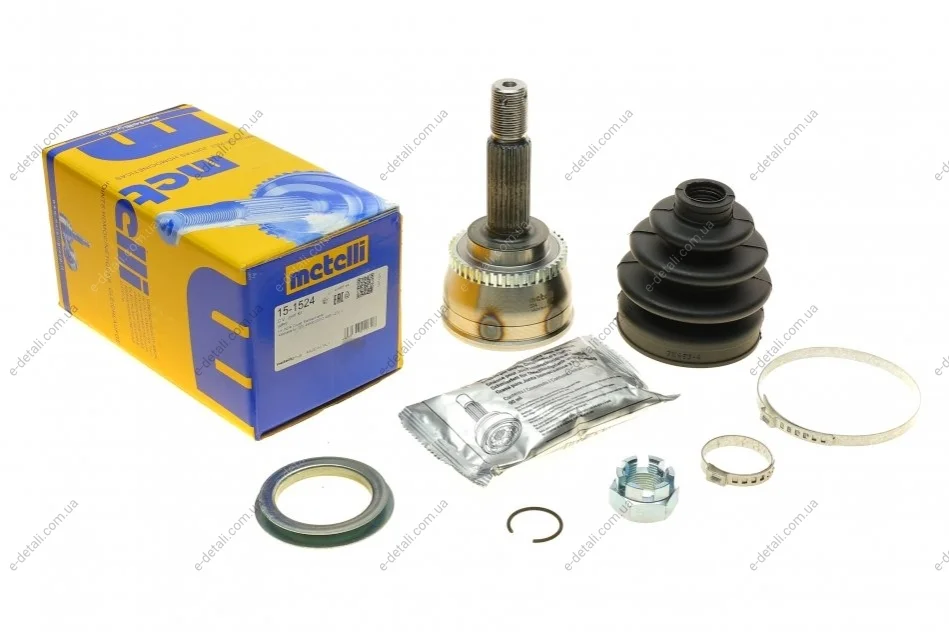 Шрус (наружный) Hyundai Coupe 02-09/Elantra 00-06 (25z/23z/80mm) (ABS 44z) Metelli 15-1524 (фото 1)