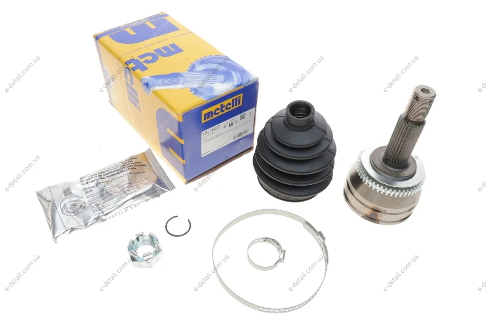 Шрус (наружный) Hyundai Accent III/Getz 1.5 CRDi 03-10 (25z/23z/50mm/86mm/62mm) (+ABS 48) Metelli 15-1607 (фото 1)