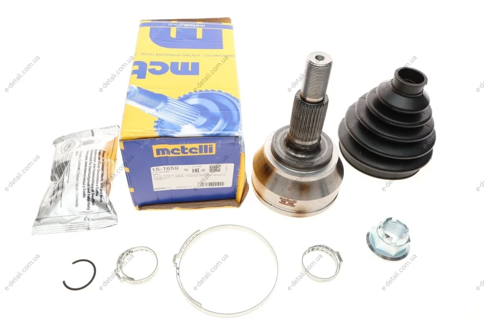 Шрус (наружный) Audi Q7 06-15/Porsche Cayenne 03-/VW Touareg 02-10 (30z/27z/64mm/100mm/61.7mm) Metelli 15-1659 (фото 1)