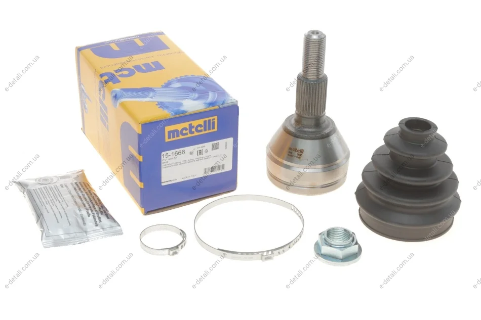 Шрус (наружный) Chevrolet Captiva 2.0-2.2 D/2.4-3.2 06- (30z/34z/54.5mm/93.2mm/58.2mm) Metelli 15-1666 (фото 1)