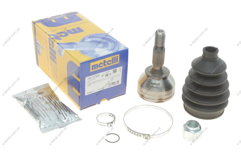 Шрус (наружный) Citroen C3 II/Picasso 1.1-1.6/1.4-1.6 HDI 09- (21z/28z/48.9mm/75.5mm/51mm) Metelli 15-1703 (фото 1)