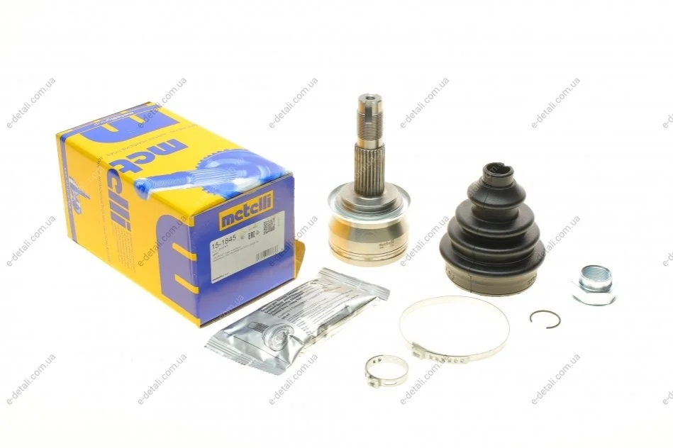 Шрус (наружный) Chevrolet Aveo 1.3D/1.4/1.6 11- (25z/30z/76.2mm) (Версия 8 Balls/Sfere) Metelli 15-1845 (фото 1)