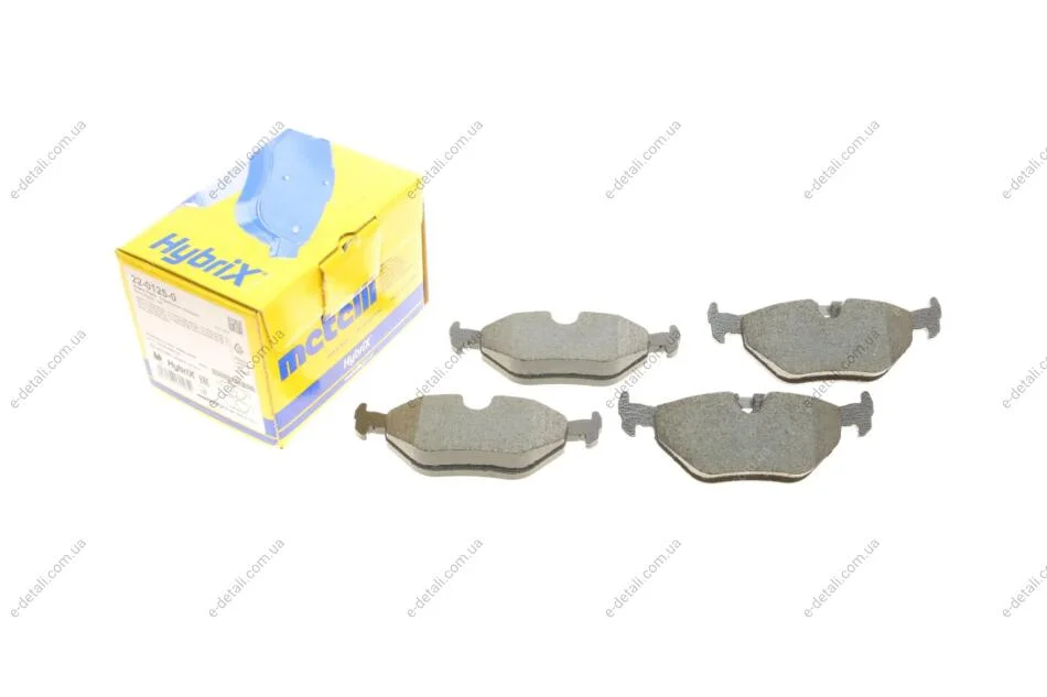 Колодки гальмівні (задні) BMW 3 (E30/E36/E46) 90-98/ 5 (E34) -97 (Teves) Metelli 22-0125-0 (фото 1)