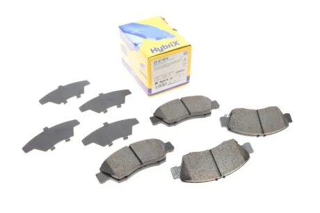 Колодки гальмівні (передні) Honda Civic V/VI 91-01/VIII 10-12/Jazz 02- Metelli 22-0138-0