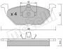 Колодки тормозные (передние) Audi A3/Seat Toledo 96-04/Skoda Octavia 96-07/VW Golf 97-05/Polo 02- Metelli 22-0211-0 (фото 1)